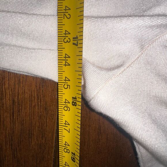 ATHLETA $69 Weekender Long Sleeve Ruched Boat Neck Tencel Top white L NEW - Picture 11 of 12